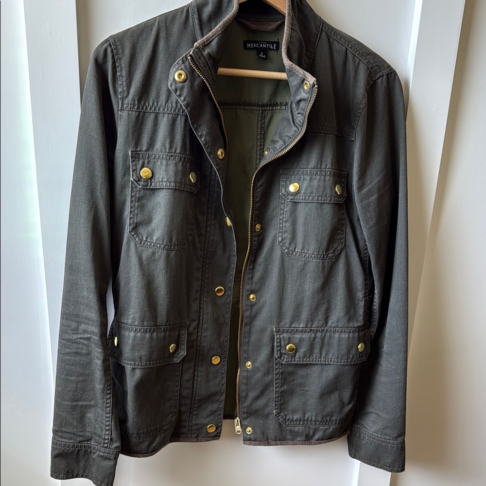Women’s Green JCrew Field Jacket